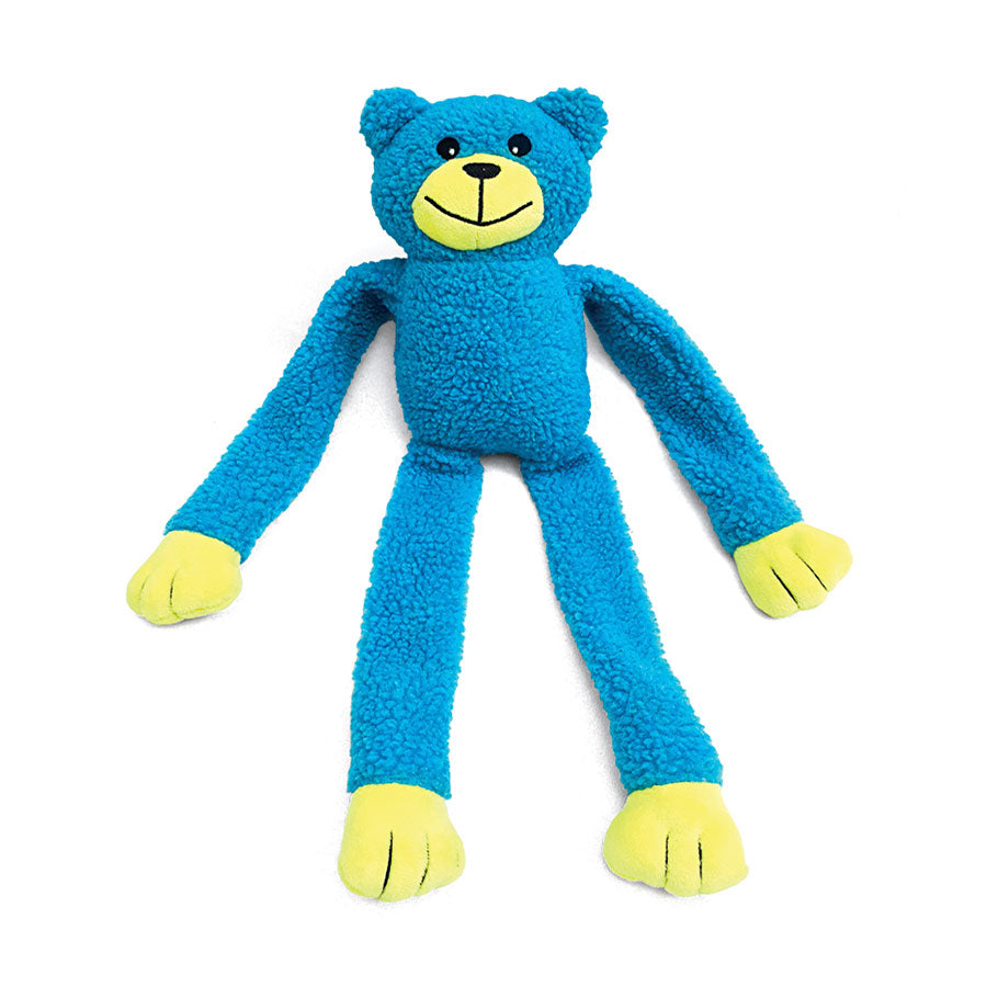 Brinquedo de Pelúcia Ursinho para Cachorro – Mordedor Macio com Braços Longos